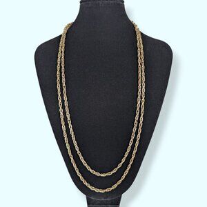 (2/$20) Vintage Long Infinite Rope Chain